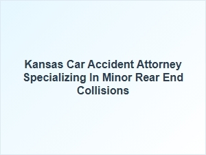 Understanding Minor Rear End Collisions and Your Rights